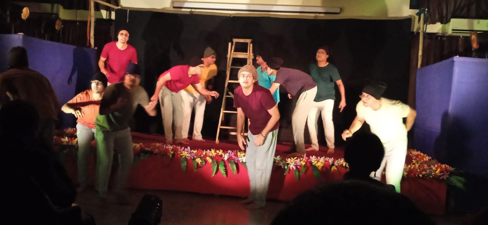 New year celebration and drama